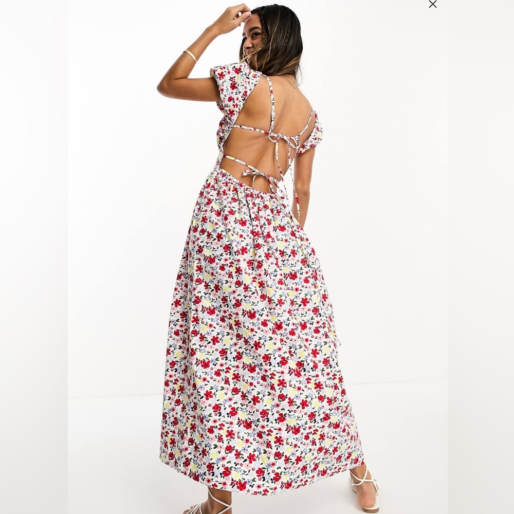 NWT Floral Midi Dress